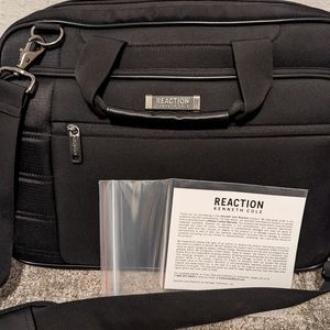 Black Kenneth Cole Reaction Laptop Bag NWOT